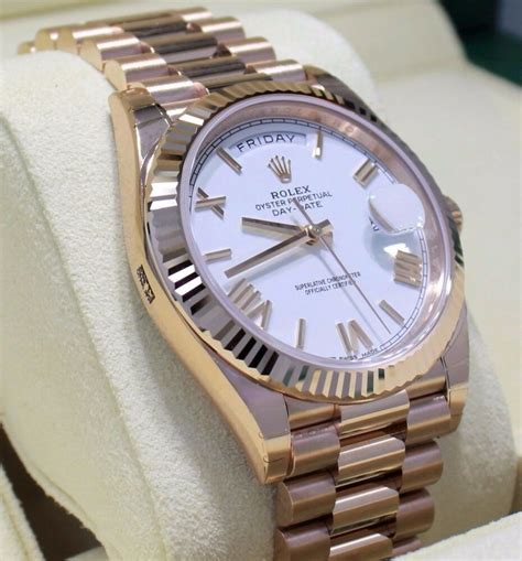 when did rolex start rose gold watches|rolex rose gold 40mm president.